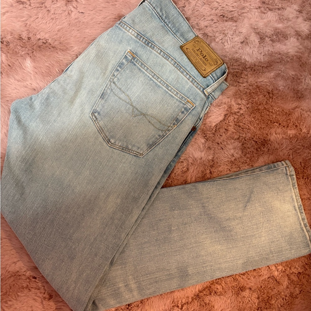 Ralph Lauren Men’s Light Blue Straight Leg Jeans